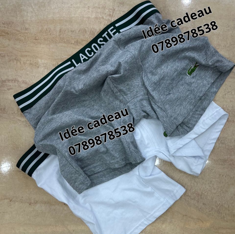 4 BOXERS - LACOSTE LONG