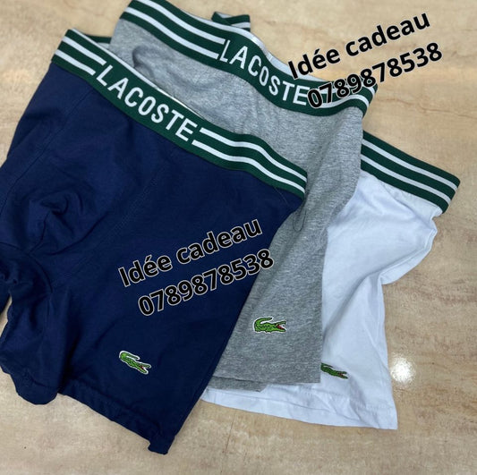 4 BOXERS - LACOSTE LONG